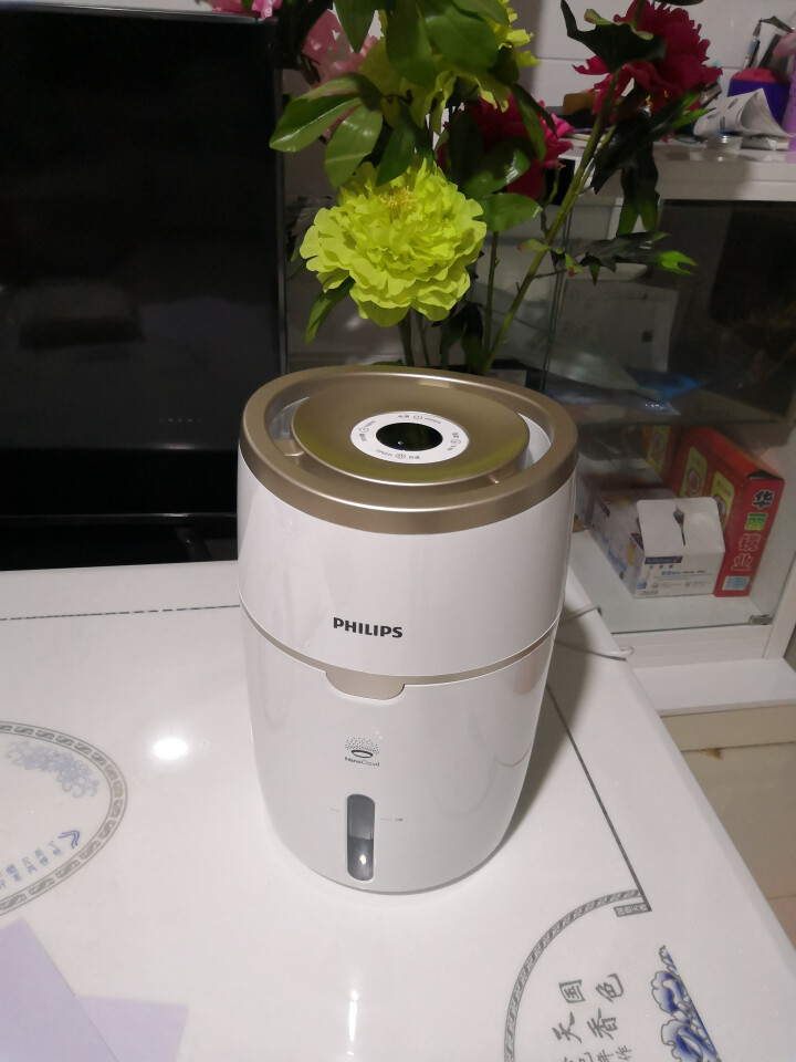 飞利浦（PHILIPS）加湿器 上加水 自动湿度设置 纳米无雾恒湿 静音卧室办公室家用加湿 HU4816/00怎么样，好用吗，口碑，心得，评价，试用报告,第4张