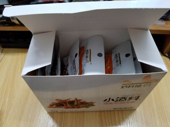 酒料铺子小鱼干鱼仔即食辣味休闲零食280g 香辣味14g*20包/盒怎么样，好用吗，口碑，心得，评价，试用报告,第3张