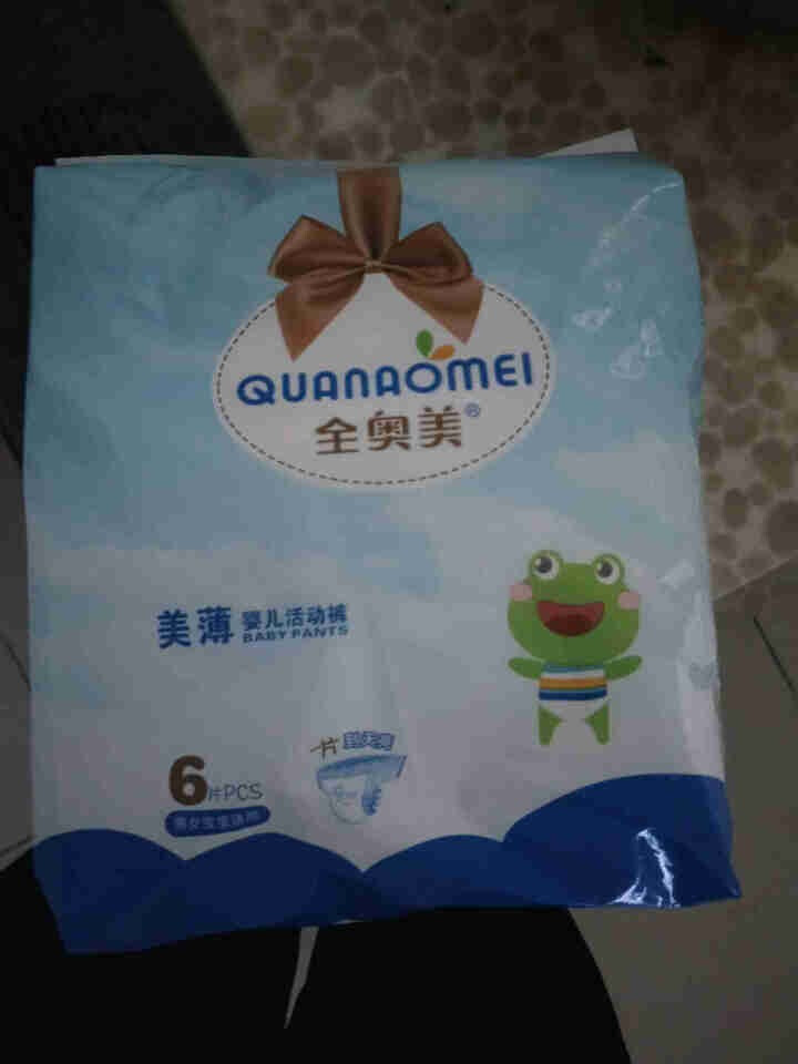 全奥美（Quanaomei）美薄系列婴儿纸尿裤尿不湿拉拉裤活动裤L码 XL码体验装/6片怎么样，好用吗，口碑，心得，评价，试用报告,第3张