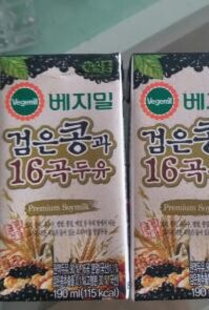 【韩国进口】倍吉美尔16谷物黑豆豆奶营养豆乳 190ml*2（体验装）怎么样，好用吗，口碑，心得，评价，试用报告,第2张