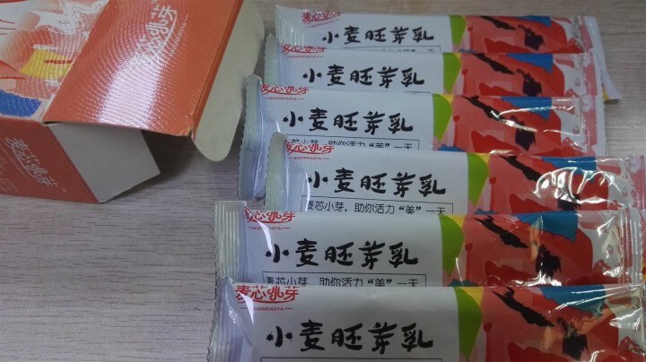 麦芯小芽（MAIXINXIAOYA）小麦胚芽乳三天装180g礼盒装（30g*6袋）怎么样，好用吗，口碑，心得，评价，试用报告,第6张