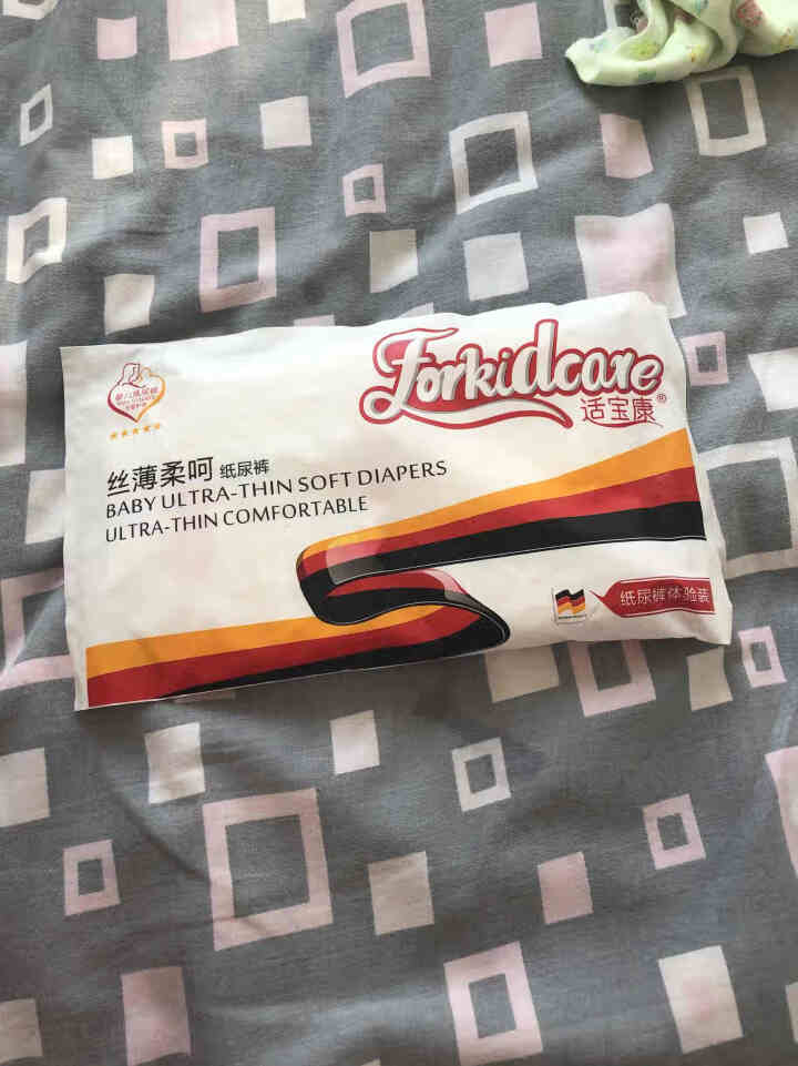 适宝康·Forkidcare 丝薄柔呵纸尿裤试用装L码*3片 适合9,第2张