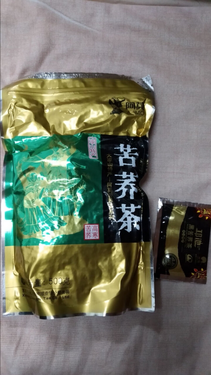 阿莫 苦荞茶荞麦茶 四川大凉山特产全颗粒黑苦荞 养生粗粮茶叶 黄苦荞500g 袋怎么样，好用吗，口碑，心得，评价，试用报告,第3张