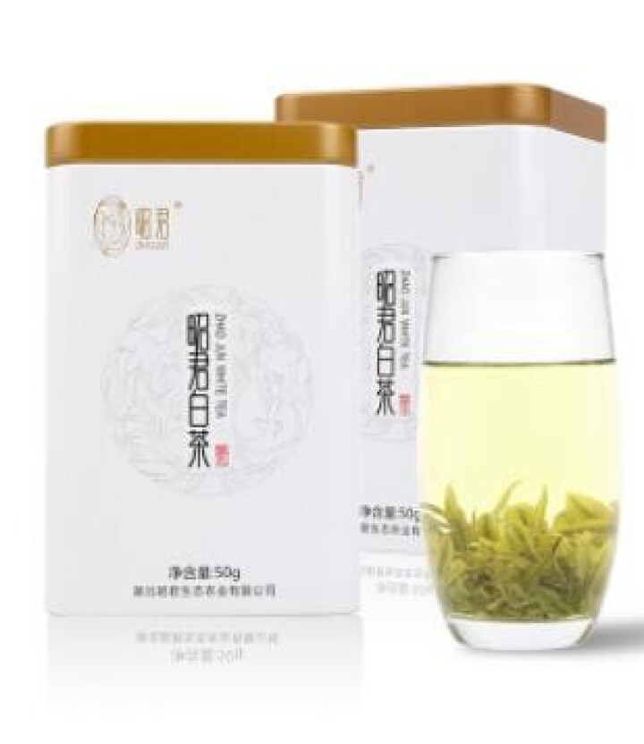 昭君白茶大爱150g明前特级白化白叶茶树鲜叶蒸青珍稀白茶湖北兴山非绿茶类安吉白茶高端领导送礼礼盒礼品 单罐装（50g）怎么样，好用吗，口碑，心得，评价，试用报告,第2张