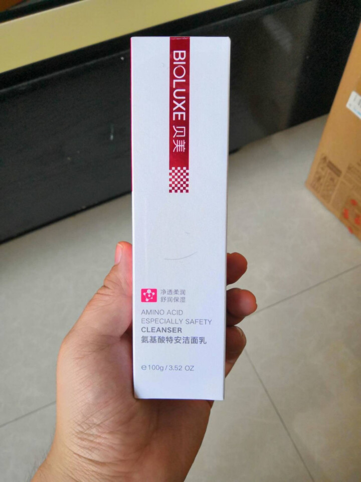 贝美(Bioluxe)氨基酸洗面奶洁面乳泡沫深层清洁敏感肌温和亲肤控油保湿 1支/100g怎么样，好用吗，口碑，心得，评价，试用报告,第4张