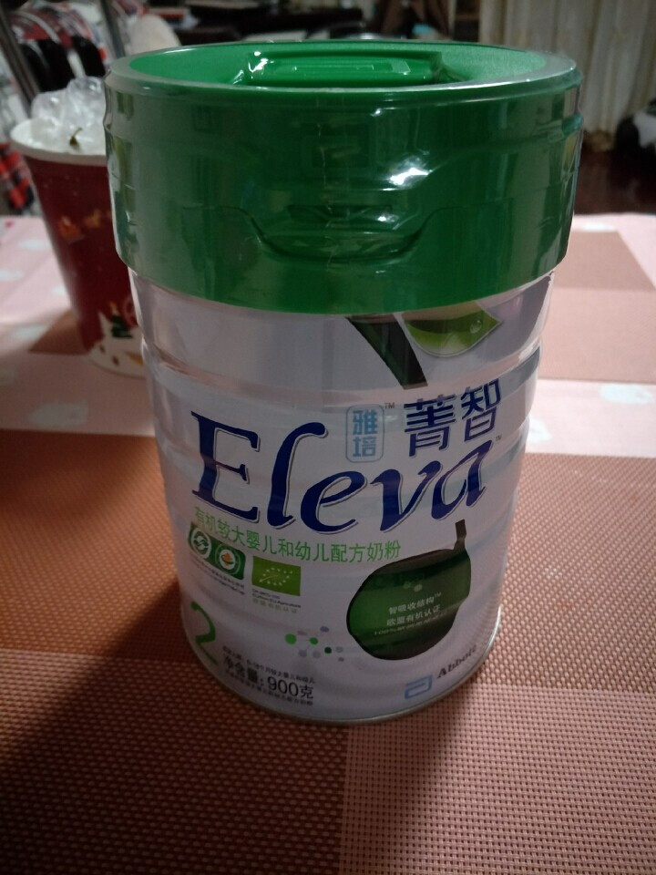 雅培（Abbott） 【旗舰店】Eleva菁挚菁智有机较大婴儿幼儿配方奶粉2段  丹麦进口 400g*1罐（带非卖标18年4月）怎么样，好用吗，口碑，心得，评价,第2张