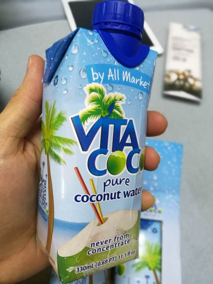 唯他可可（Vita Coco）天然椰子水进口NFC果汁饮料330ml*4瓶怎么样，好用吗，口碑，心得，评价，试用报告,第3张