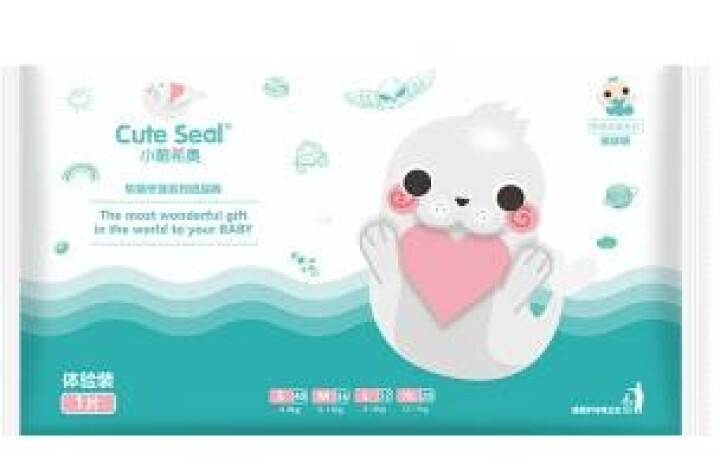 小萌希奥（Cute Seal）纸尿裤新品试用装尿不湿男女通用M 软萌天使纸尿裤,第2张