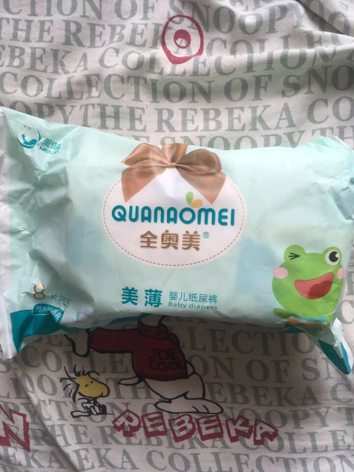 全奥美（Quanaomei）美薄系列婴儿纸尿裤尿不湿尿裤M码52片 XL码体验装/8片怎么样，好用吗，口碑，心得，评价，试用报告,第2张