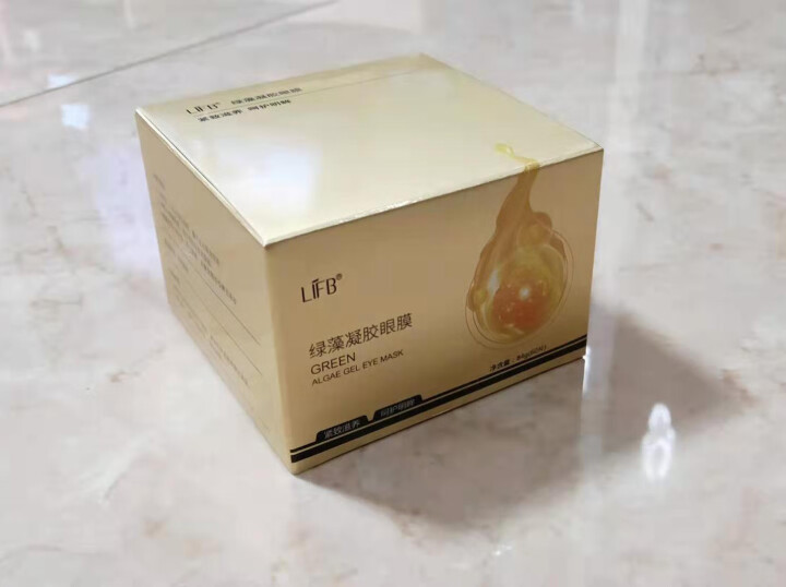 立肤白（LIFB）绿藻凝胶眼贴膜60贴 淡化细纹黑眼圈紧致皮肤 补水保湿眼膜面膜眼霜男女 绿藻凝胶眼贴膜60贴怎么样，好用吗，口碑，心得，评价，试用报告,第2张