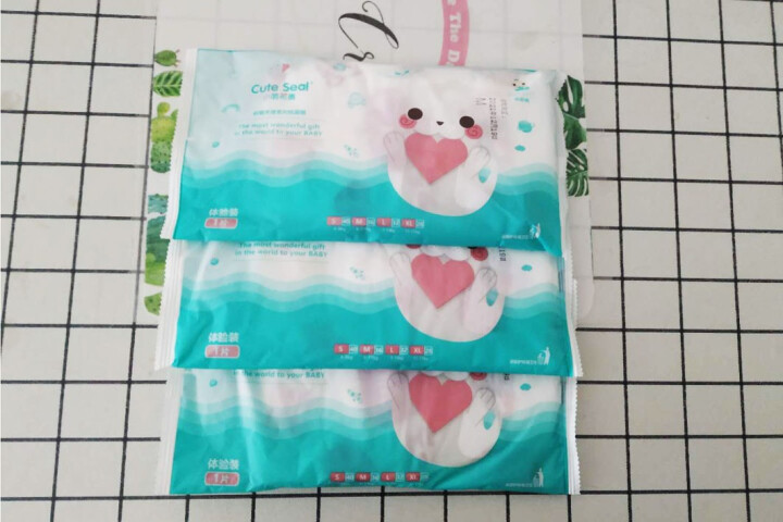 小萌希奥（Cute Seal）纸尿裤新品试用装尿不湿男女通用M 软萌天使纸尿裤,第2张