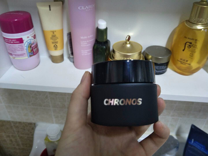 CHRONOS时空之粹面霜男女士面部控油补水保湿修护抗初老提亮肤色淡化细纹霜乳液小黑瓶50g 时空之粹面霜50g怎么样，好用吗，口碑，心得，评价，试用报告,第6张