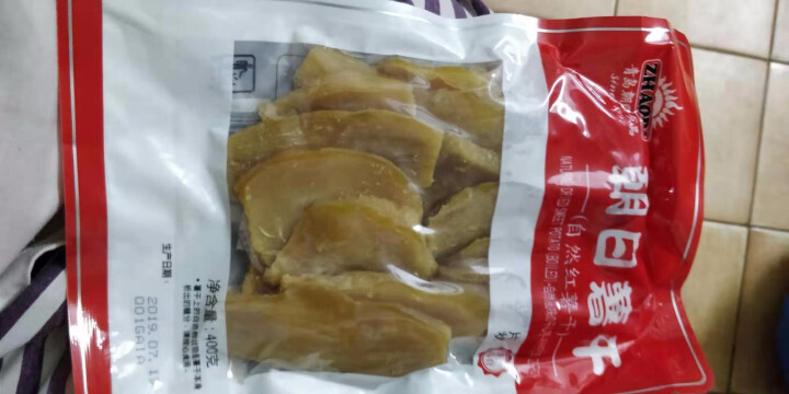 ZHAORI朝日薯干出口品质山东地瓜干地瓜枣休闲零食400g*2袋单独购买包邮加购商品联系客服怎么样，好用吗，口碑，心得，评价，试用报告,第2张