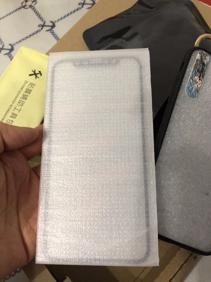 MEKS iPhone x中国风手机壳xr布纹xsMax腕带支架6苹果7/8plus全包防摔硅胶软壳 皎月梅花 iPhoneX怎么样，好用吗，口碑，心得，评价，,第4张