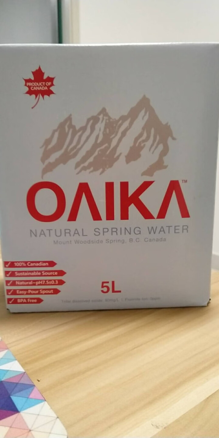 加拿大原装进口班芙OAIKA天然饮用水5L（家庭装饮用山泉水） 5L怎么样，好用吗，口碑，心得，评价，试用报告,第2张