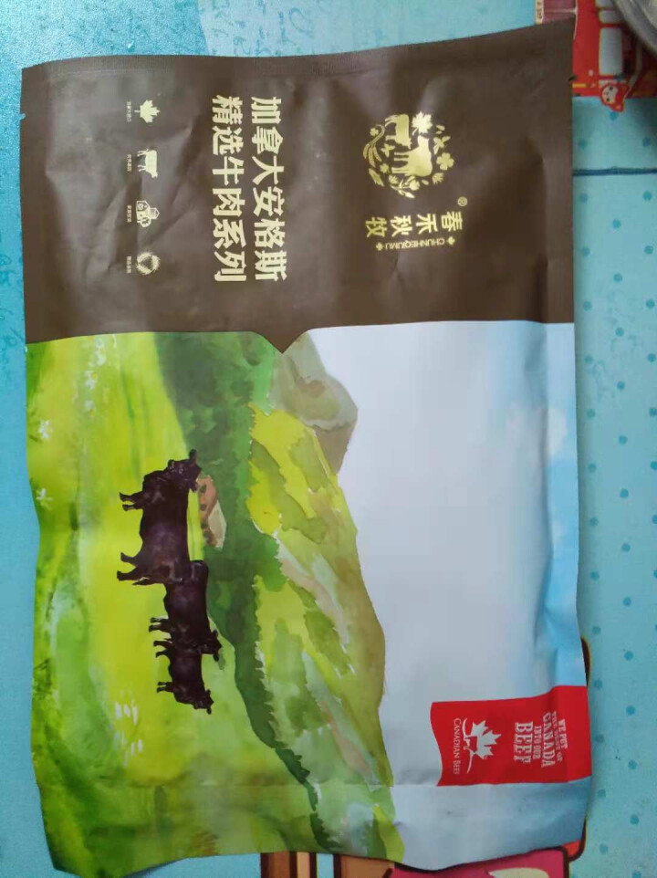 春禾秋牧 加拿大进口 撒撒米涮烤片250g 谷饲AAA级安格斯原切牛肉片 含料包怎么样，好用吗，口碑，心得，评价，试用报告,第4张