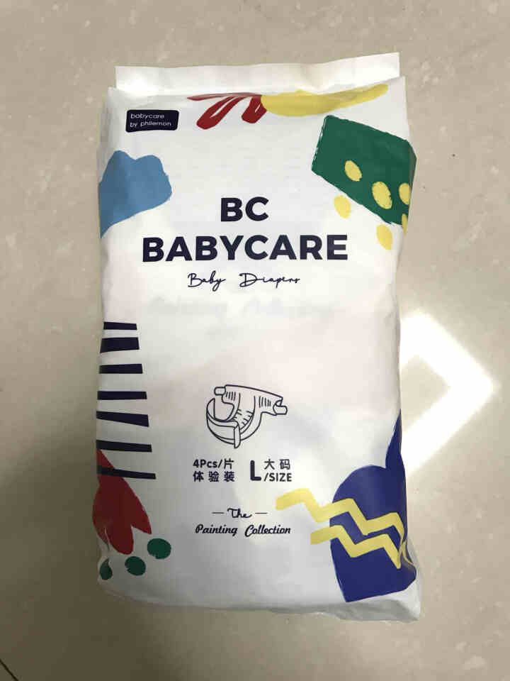 babycare艺术大师系列弱酸纸尿裤L码体验装4片装（9,第2张