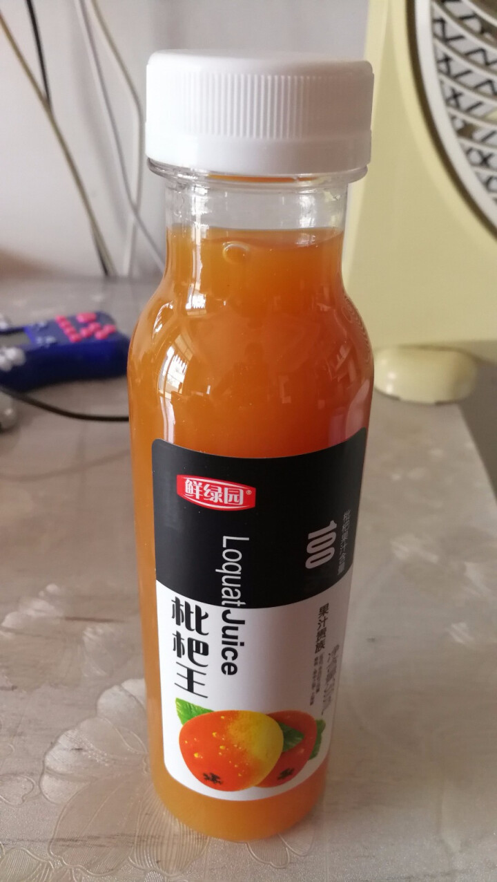 鲜绿园 枇杷汁100%枇杷王枇杷原浆果汁饮料大瓶饮料300ml 单瓶装试饮活动怎么样，好用吗，口碑，心得，评价，试用报告,第2张