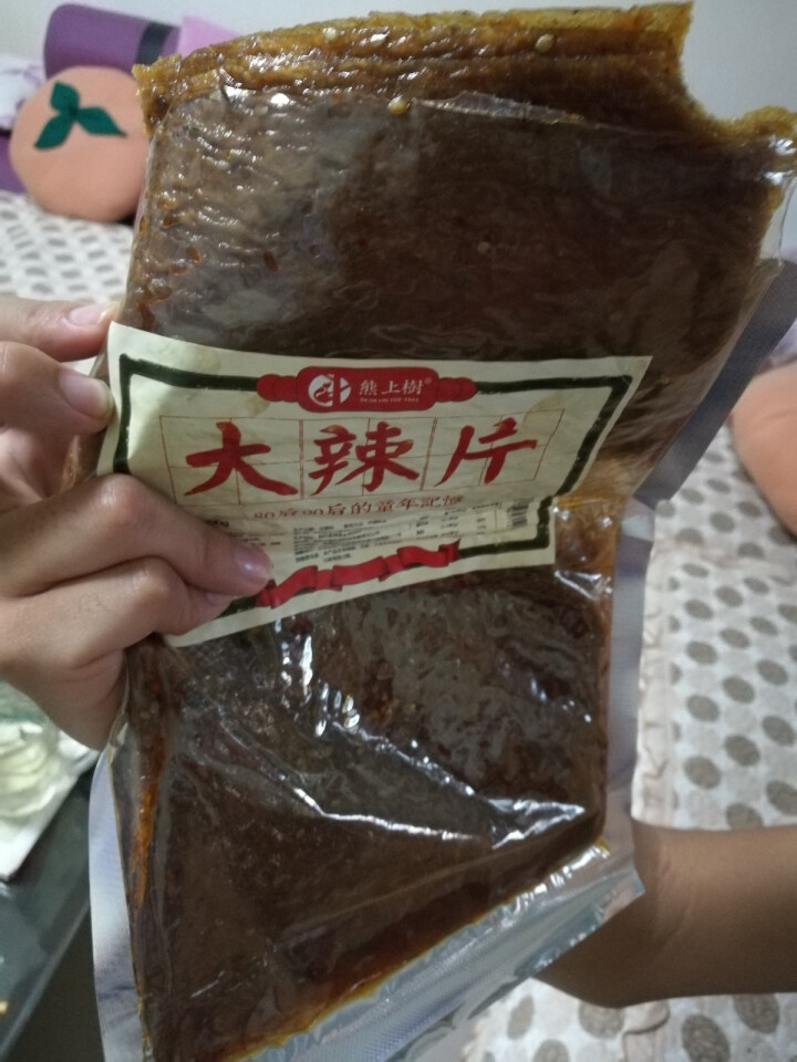 熊上树辣皮辣条老式大辣片230g 8090后怀旧手撕辣条网红小吃抖音辣皮辣条烤面筋 手撕辣片230g*2怎么样，好用吗，口碑，心得，评价，试用报告,第4张