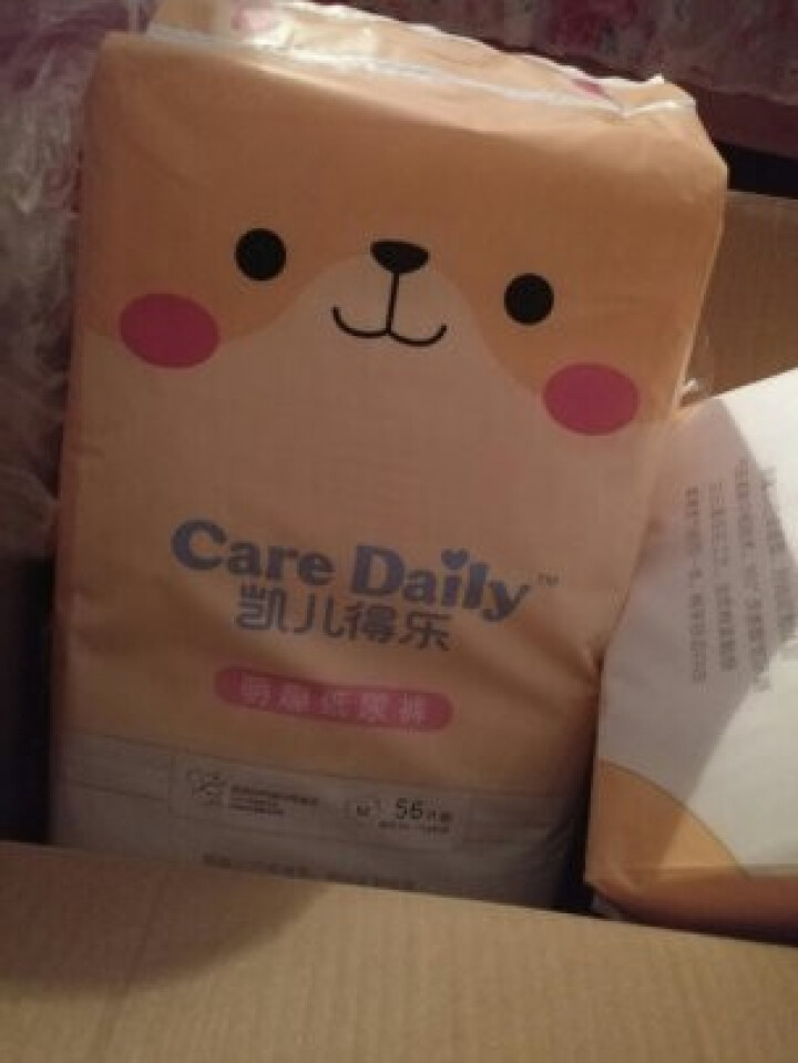 凯儿得乐（care daily）萌趣纸尿裤 婴儿超薄透气尿不湿【箱/2包】 超能瞌睡熊,第4张