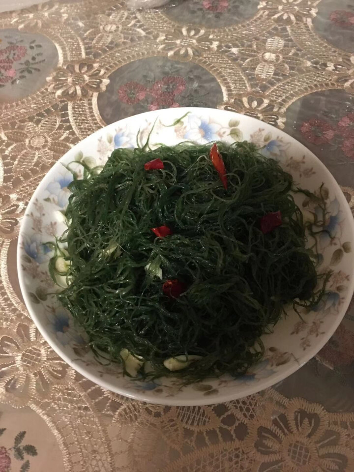 安道子天然盐渍海草龙须菜凉拌美食绿藻海菜裙带菜 会跳舞的海草250g怎么样，好用吗，口碑，心得，评价，试用报告,第4张