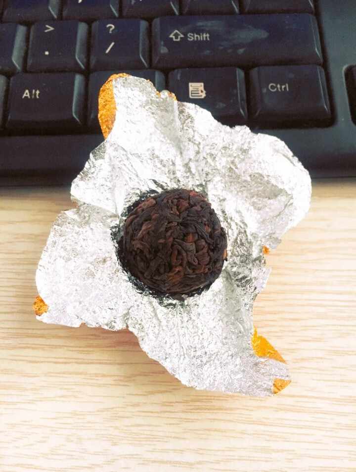 云茗木 普洱茶熟茶纯手工迷你小沱茶勐海大叶古树小龙珠陈年罐装 熟茶中端 同款茶样16克怎么样，好用吗，口碑，心得，评价，试用报告,第4张