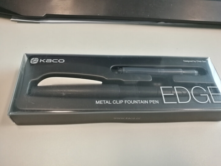 KACO EDGE刀锋钢笔 商务办公签字钢笔学生练字墨水笔套装 黑色 EF尖怎么样，好用吗，口碑，心得，评价，试用报告,第2张