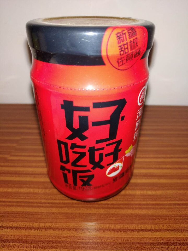 海底捞好好吃饭新疆甜椒佐餐酱 拌面酱 拌饭酱190克怎么样，好用吗，口碑，心得，评价，试用报告,第4张