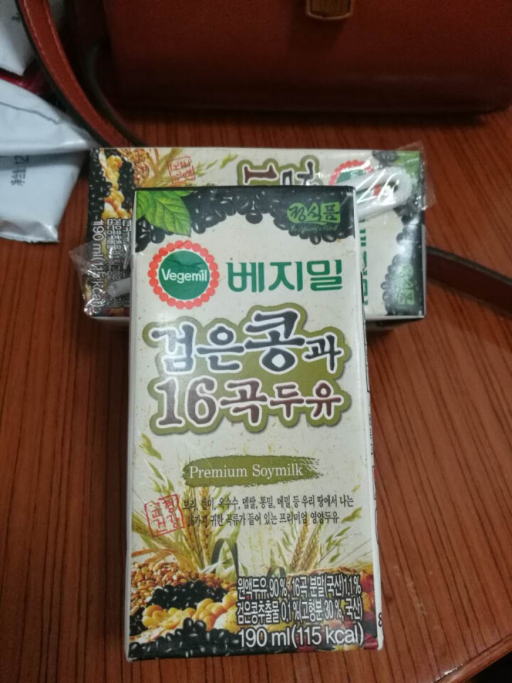 韩国进口 倍吉美尔16谷物黑豆豆奶营养豆乳 190ml*2（体验装）怎么样，好用吗，口碑，心得，评价，试用报告,第4张