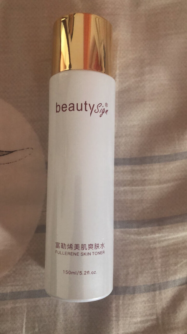 美人符BEAUTY SIGN富勒烯美肌爽肤水补水保湿收缩毛孔控油平衡滋养修护提亮防干燥 150ml怎么样，好用吗，口碑，心得，评价，试用报告,第4张