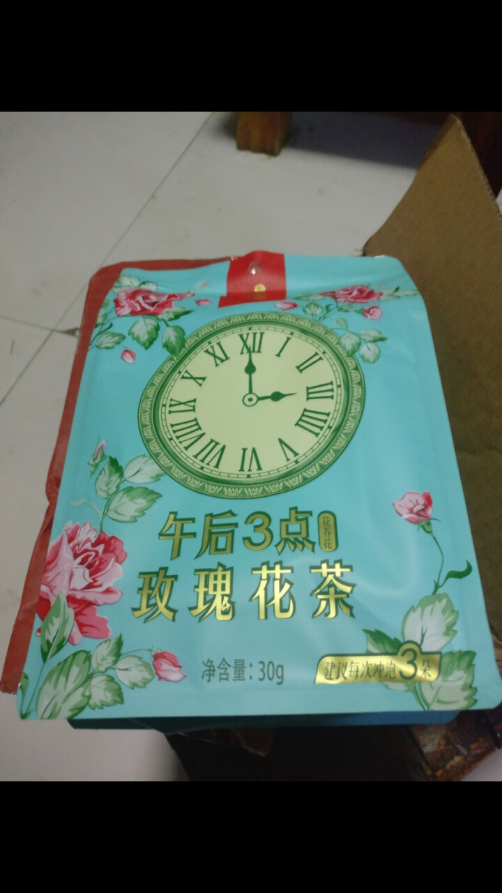 花养花玫瑰花茶特级玫瑰花冠茶花草茶平阴烘干无硫纸袋装 30g怎么样，好用吗，口碑，心得，评价，试用报告,第4张