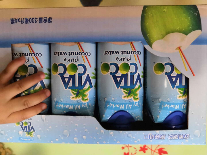 唯他可可（Vita Coco）天然椰子水进口NFC果汁饮料330ml*4瓶怎么样，好用吗，口碑，心得，评价，试用报告,第3张