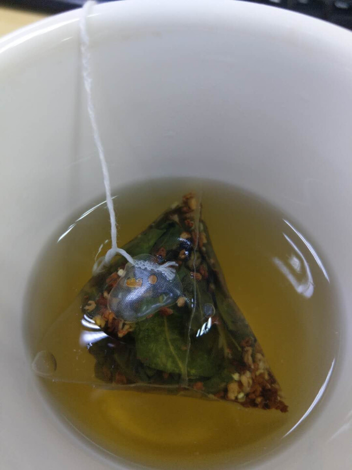 茗花有主 桂花乌龙茶50袋150g袋泡茶包茶叶可配绿茶三角立体独立小袋包装养生泡水喝的花草茶可冷泡怎么样，好用吗，口碑，心得，评价，试用报告,第2张