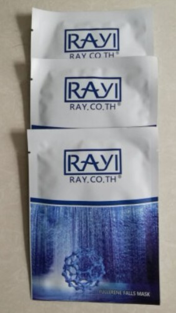 RAY.CO.TH 富勒烯瀑布补水面膜 拉丝（美白保湿控油修护收缩毛孔） 3片贴，无外包装怎么样，好用吗，口碑，心得，评价，试用报告,第2张