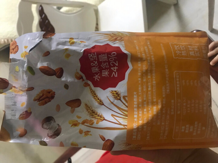 智仁 水果燕麦片500g袋装 即食干吃休闲零食非无糖早餐麦片粥怎么样，好用吗，口碑，心得，评价，试用报告,第3张