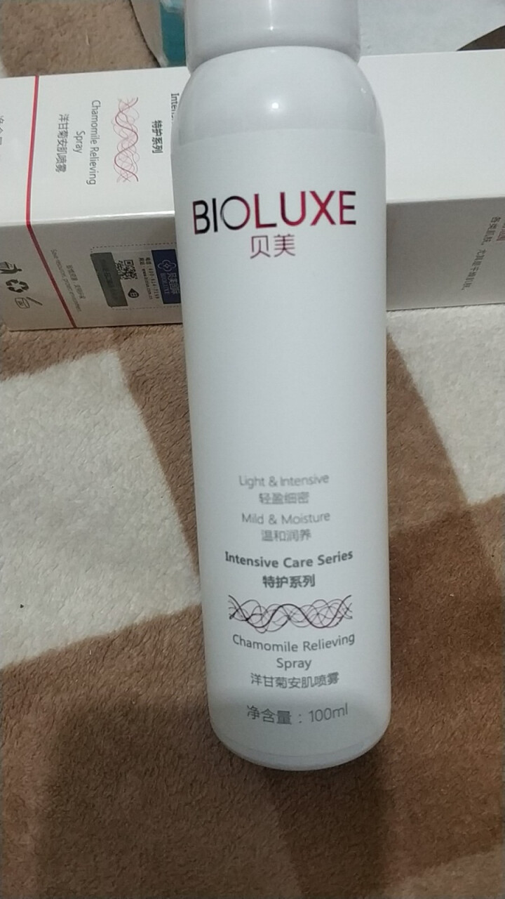 贝美（Bioluxe） 洋甘菊安肌喷雾全天候保湿补水滋润敏感肌修护面部身体 100ml/瓶怎么样，好用吗，口碑，心得，评价，试用报告,第3张