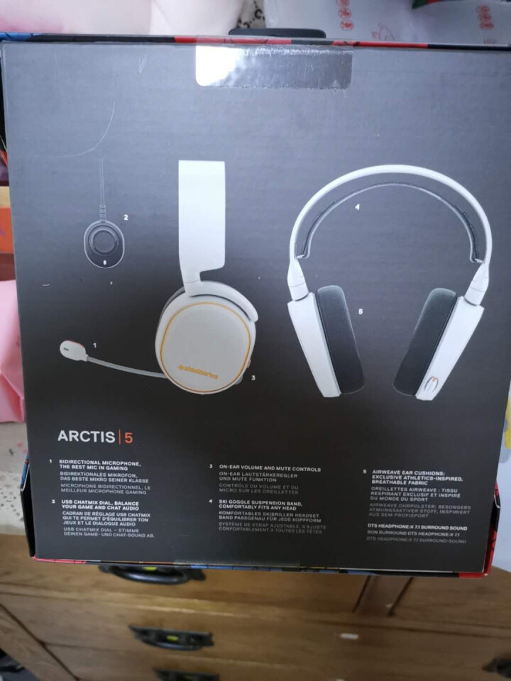 赛睿（SteelSeries）Arctis 寒冰 5 RGB灯光 绝地求生吃鸡利器 专业级麦克风 游戏耳机耳麦 白色怎么样，好用吗，口碑，心得，评价，试用报告,第3张