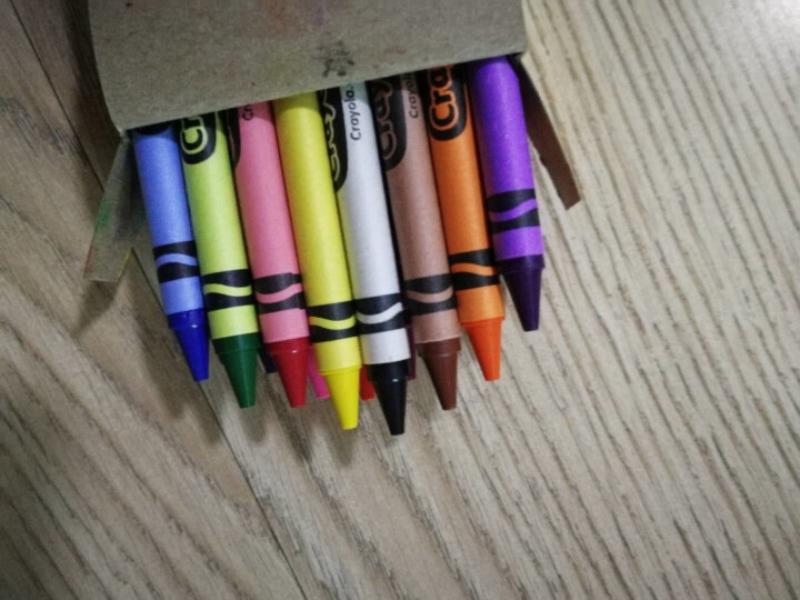 美国绘儿乐Crayola 儿童绘画 画笔工具 彩色蜡笔套装 学生绘画练习 24色标准蜡笔52,第6张