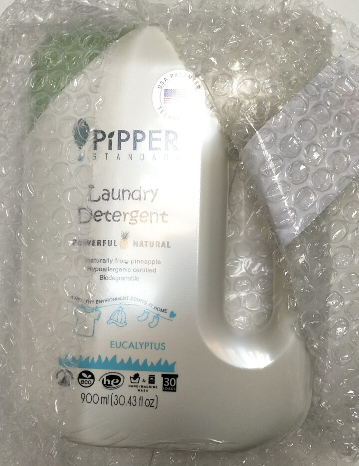 PIPPER 洗衣液尤加利香 900ml 婴儿洗衣液 植物酵素 尤加利香型怎么样，好用吗，口碑，心得，评价，试用报告,第2张