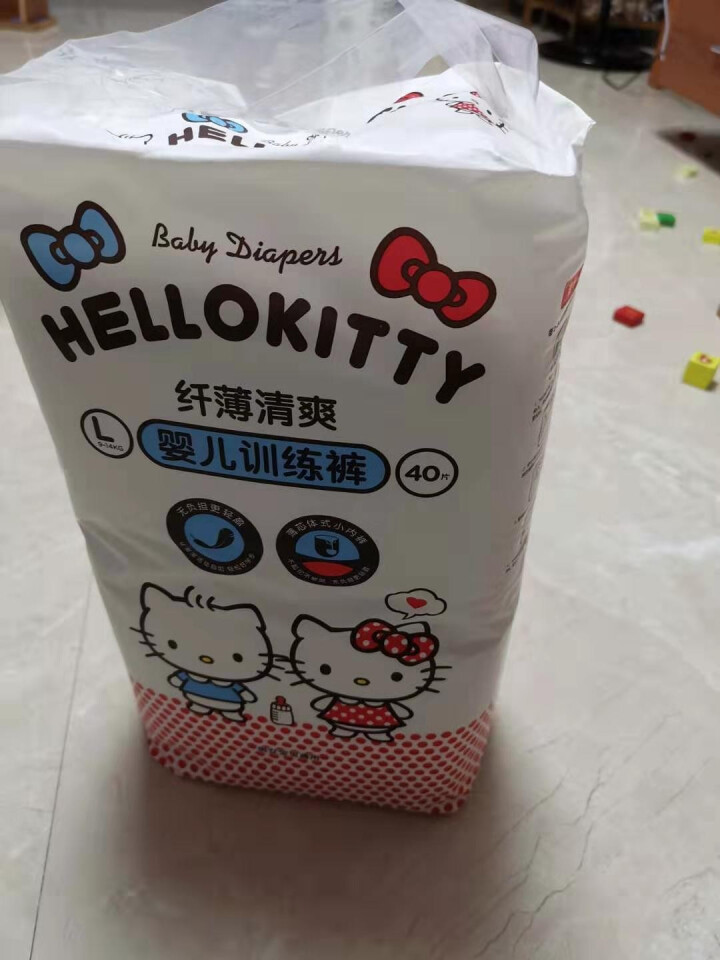 贝因美 HelloKitty纤薄清爽婴幼儿拉拉裤训练裤 大号L40片【9,第4张