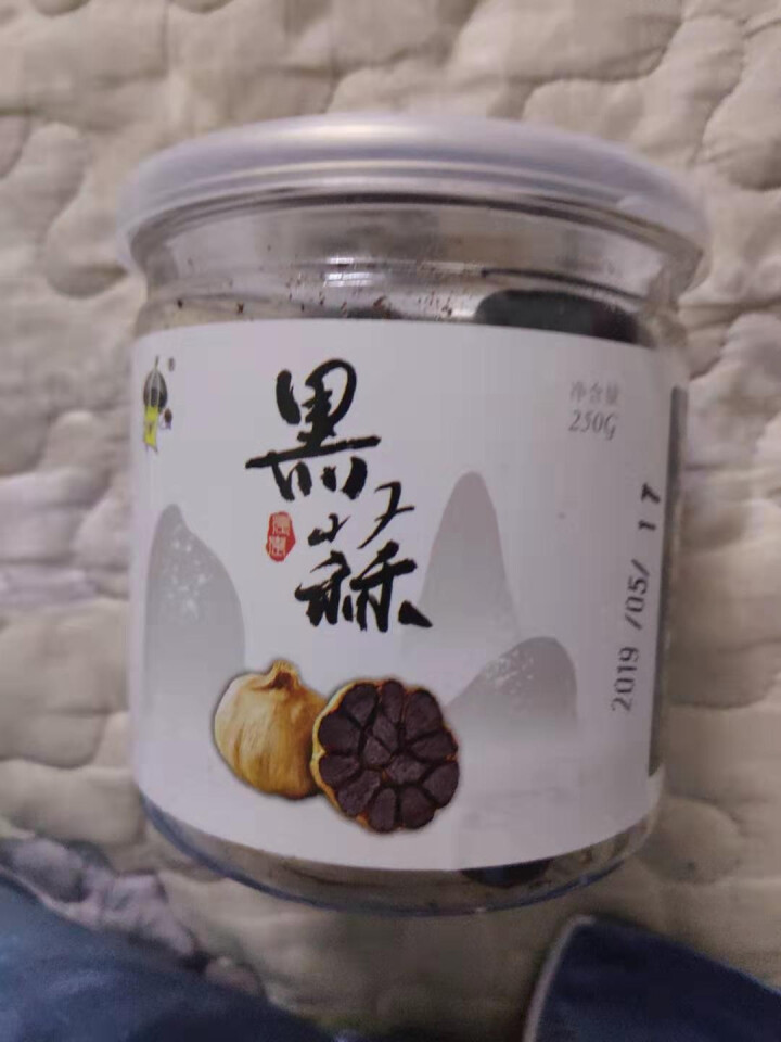 【鲁西黑蒜】独头黑蒜头出口级黑蒜黑大蒜日式发酵黑蒜头去皮山东黑蒜去皮250g怎么样，好用吗，口碑，心得，评价，试用报告,第2张