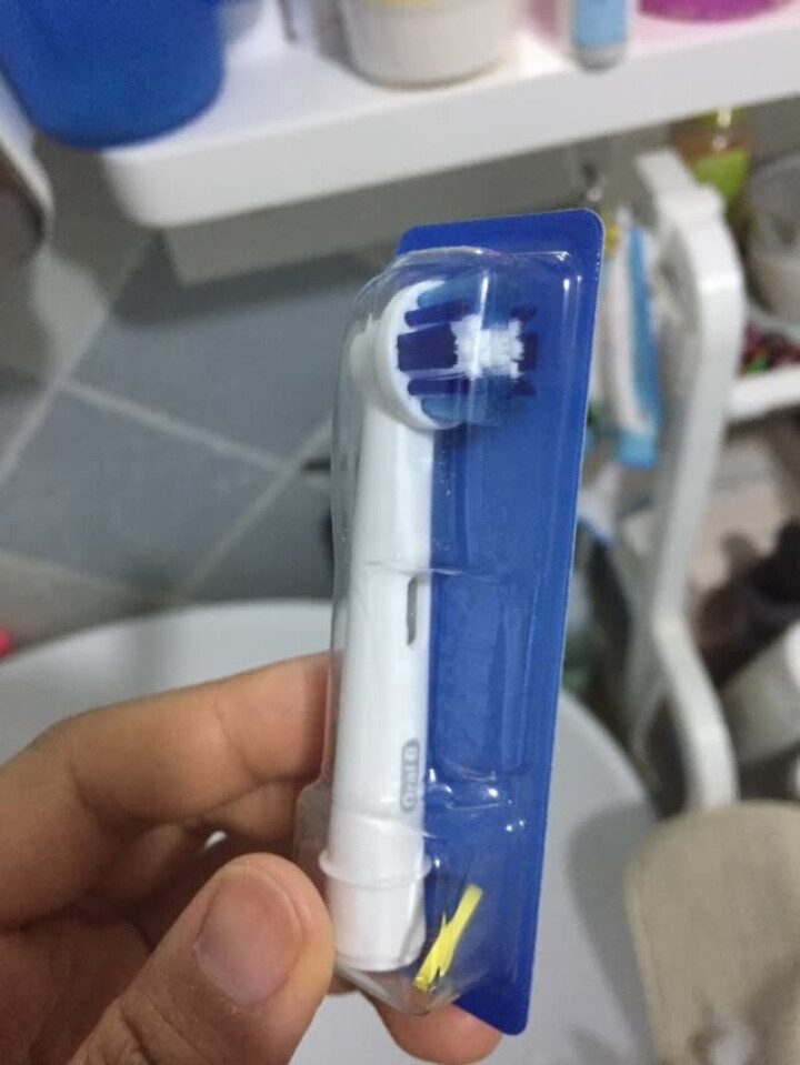 博朗 欧乐B（Oralb）电动牙刷头 4支装 精准清洁型 适配成人2D/3D全部型号 EB20,第5张