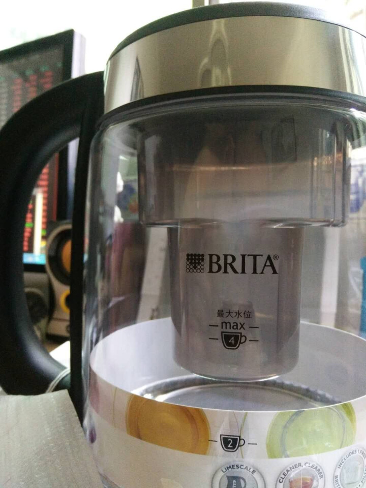 领豪（Russell Hobbs）净水壶电热水壶 含碧然德即BRITA过滤芯净水器  玻璃烧水壶 Strix进口温控 20760,第3张