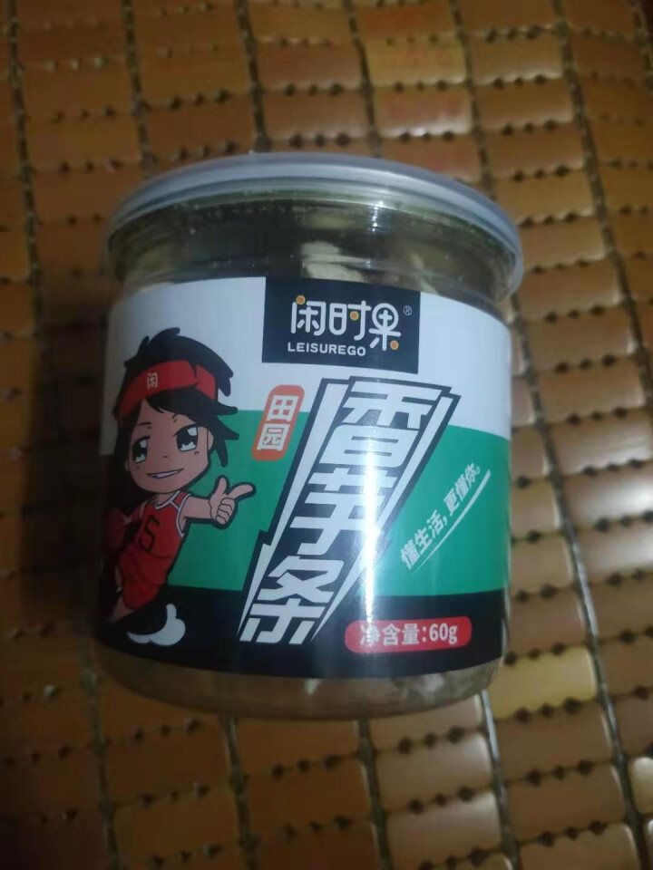 闲时果 果蔬脆香芋条60g 脱水蔬菜芋头干办公休闲零食小吃 送女友 田园香芋条60g/罐怎么样，好用吗，口碑，心得，评价，试用报告,第2张