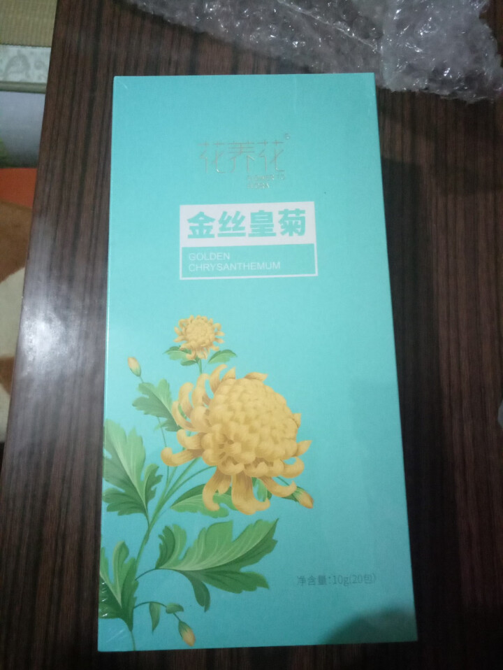 【拍2发3】花养花 正宗桐乡胎菊王特级野生杭白菊花茶叶罐装 金丝皇菊20包怎么样，好用吗，口碑，心得，评价，试用报告,第2张