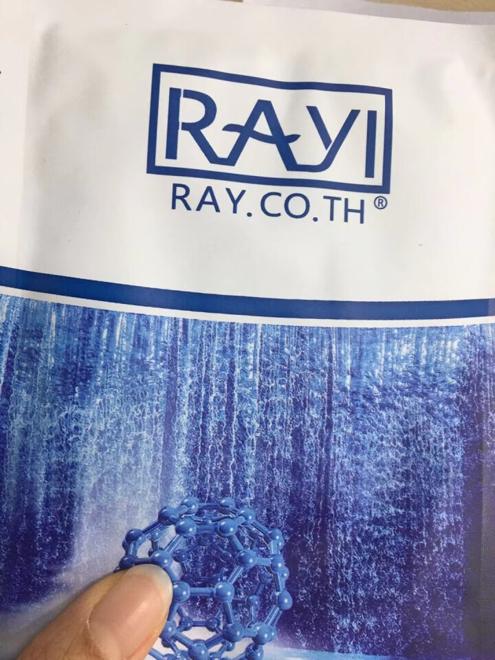 RAY.CO.TH 富勒烯瀑布补水面膜 拉丝（美白保湿控油修护收缩毛孔） 3片贴，无外包装怎么样，好用吗，口碑，心得，评价，试用报告,第2张