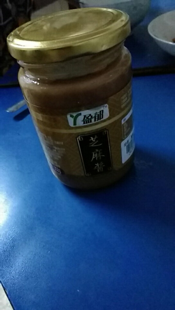 盈郁 芝麻酱350g 火锅蘸酱 凉拌菜芝麻酱 石磨芝麻酱 宝宝孕妇补钙芝麻酱 调味酱 350g芝麻酱怎么样，好用吗，口碑，心得，评价，试用报告,第2张