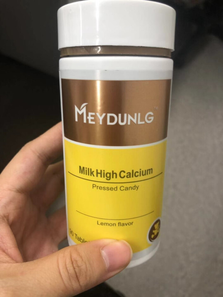 美敦力加（MEYDUNLG） 儿童钙片钙咀嚼片 乳钙 原装进口 多种口味可选 柠檬味2020年2月怎么样，好用吗，口碑，心得，评价，试用报告,第3张