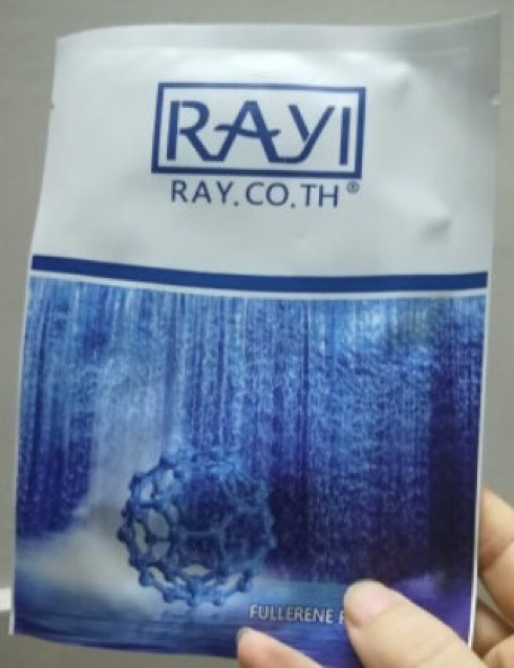 RAY.CO.TH 富勒烯瀑布补水面膜 拉丝（美白保湿控油修护收缩毛孔） 3片贴，无外包装怎么样，好用吗，口碑，心得，评价，试用报告,第3张