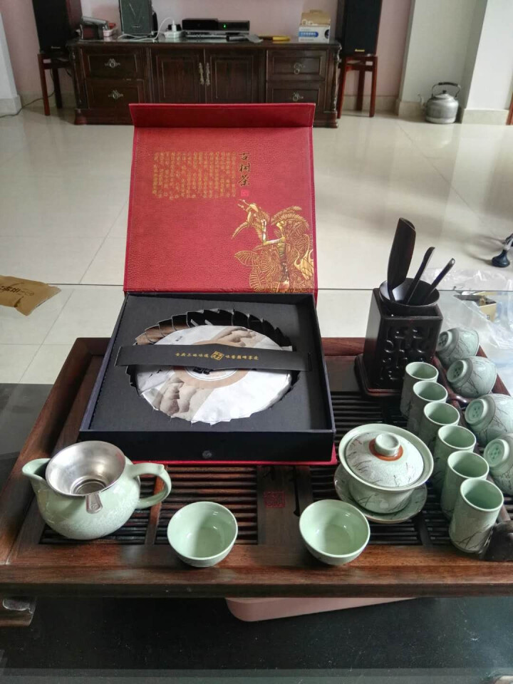 【买3免1】嵩马 云南普洱茶生茶饼春茶冰岛地界8°甜古树茶357g七子饼茶叶怎么样，好用吗，口碑，心得，评价，试用报告,第5张